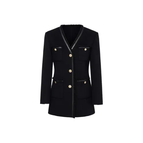 KARL LAGERFELD Элегантность Коммутирование Роскошь FW25 Пальто Женские