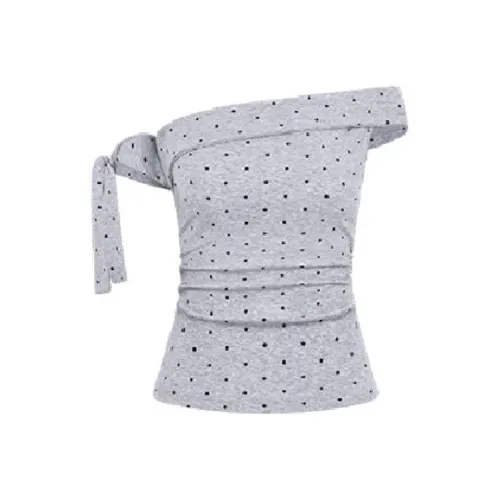 YINLEI Серые Женские T-рубашки