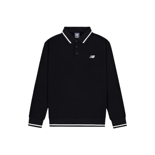 New Balance Поло Мужское Черное