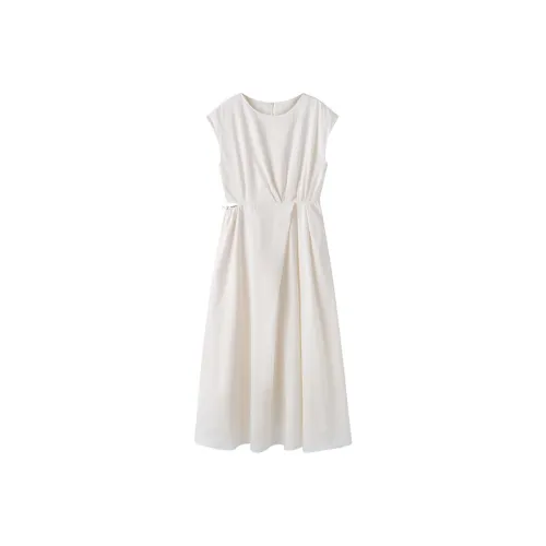 POWXV Белый Женские Короткие Платья с Короткими Рукавами