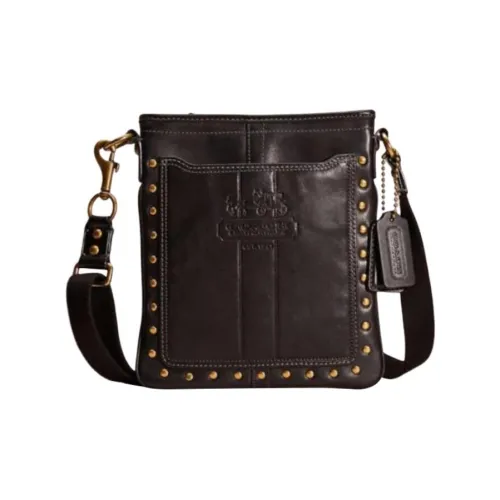 COACH Bleecker Кожа Сумка через плечо Сумка на плечо Женская Черная