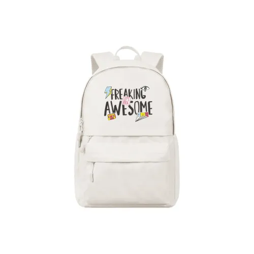 MIDIAN Полиэстер Рюкзак Стандартный Унисекс Белый