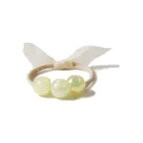 Светло-желтая резинка для волос с градиентом