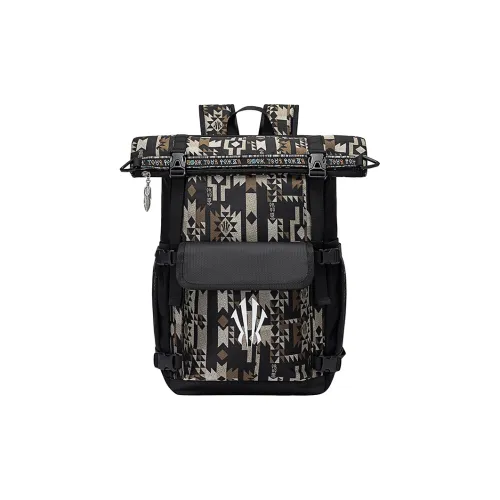 ANTA Ткань Рюкзак Унисекс Черный Жаккард