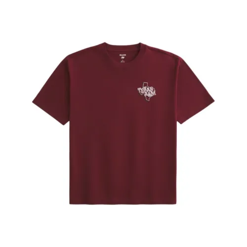 Hollister Мужские красные T-рубашки