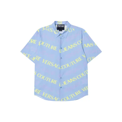 VERSACE JEANS COUTURE Рубашка Мужская Синяя