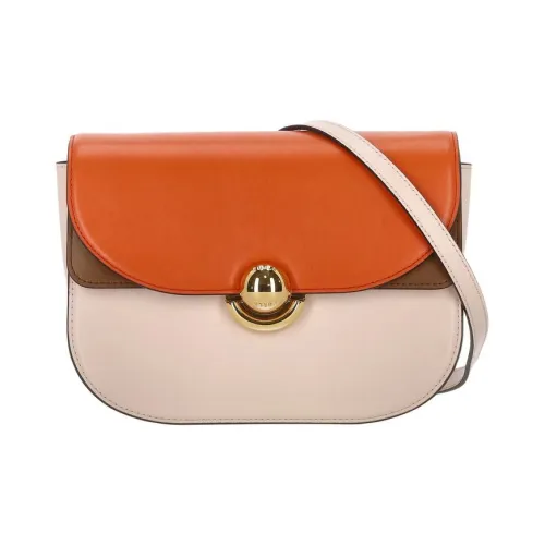 Furla Телячья кожа Сумки через плечо Женские Бежевый и Оранжевый