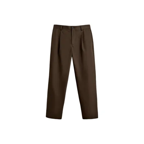 ZARA Коричневый Мужской Повседневный Брюки