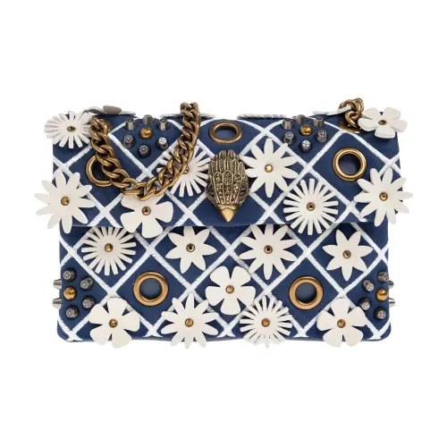 Kurt Geiger London Kensington Leather Сумка через плечо Маленькая Женская Синяя