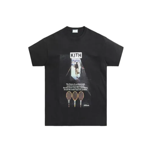 KITH Collaboration x Wilson KITH Collaboration X Wilson Co Branded Series T-Shirt Мужской Черный