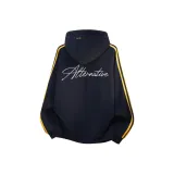 Темно-синий и желтые полоски