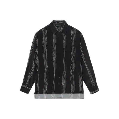 EMPORIO ARMANI Рубашка Мужская Черная