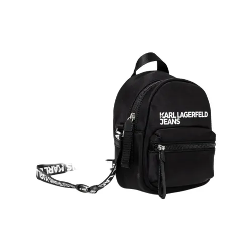 Karl Lagerfeld Полиуретан Одно Плечо Сумка Женская Черная