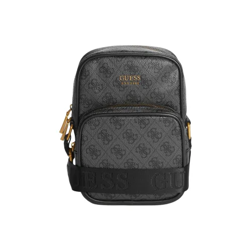 GUESS Искусственная кожа Camera Сумка Сумка через плечо Мужская Черная