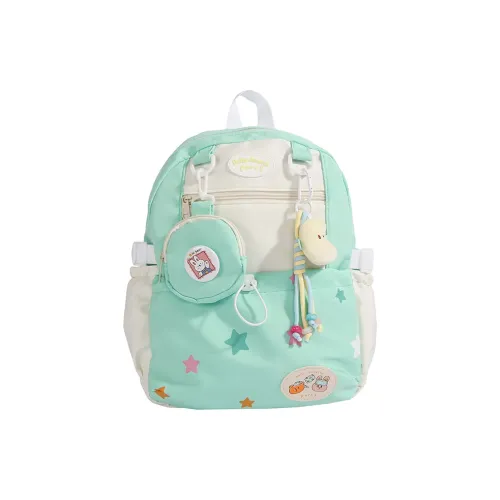 Parker Bear Нейлоновый рюкзак стандартный женский зеленый синий