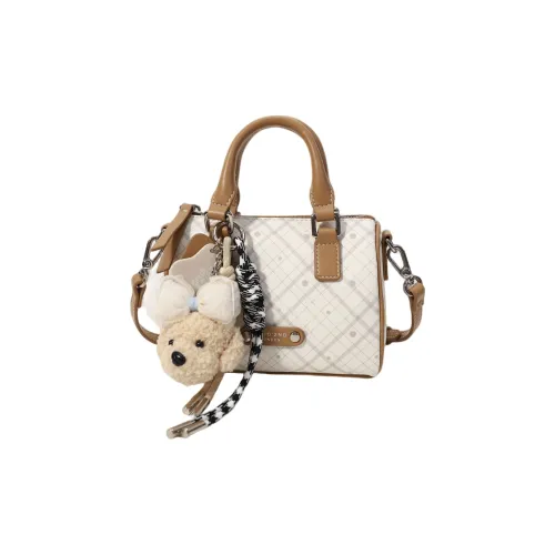 PAYOT Синтетическая кожа Interlaced Stellar Trajectories Сумка через плечо Сумка Обычная Женская Черный Экрю