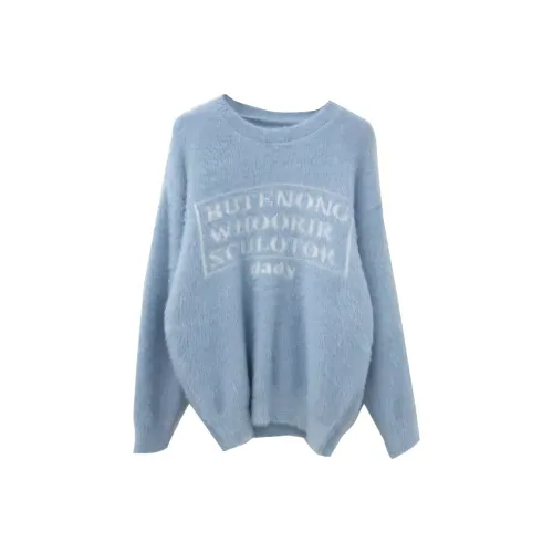 LOWEAR Мягкий PASTEL Утягивающий С принтом KNIT Свитер Женские