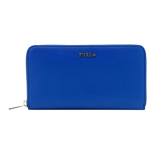 Furla Вавилон Кожа Кошелек Большой Женские Синий