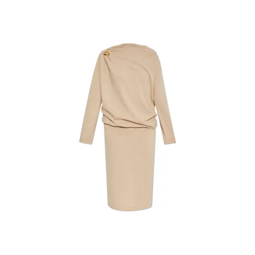 FABIANA FILIPPI Длинное платье с длинными рукавами женское