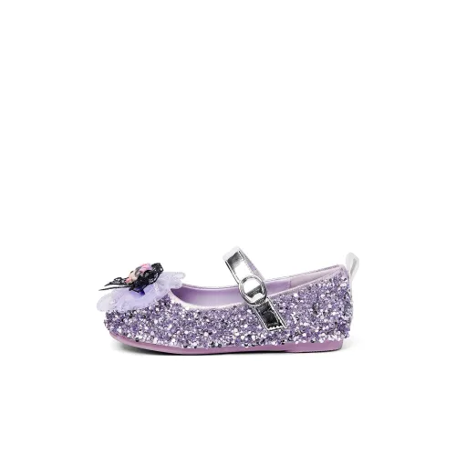 Snoffy Shimmering Shoes Collection Дышащие Баланс Кожаные Туфли Ночной Небесный Фиолетовый Детские