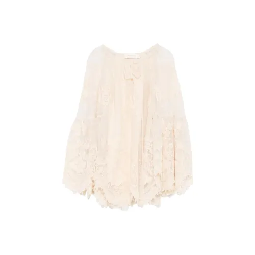 Zimmermann Крем Женские Рубашки