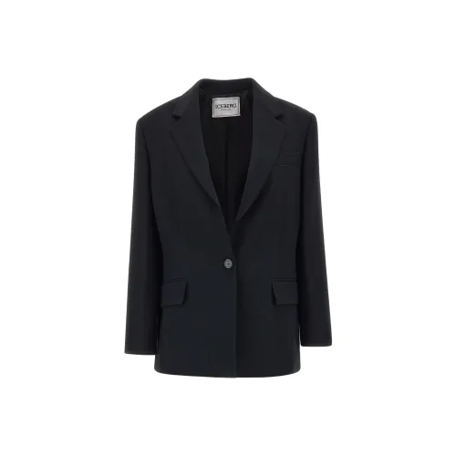 Цвет айсберга FW25 Бизнес костюм куртка женская