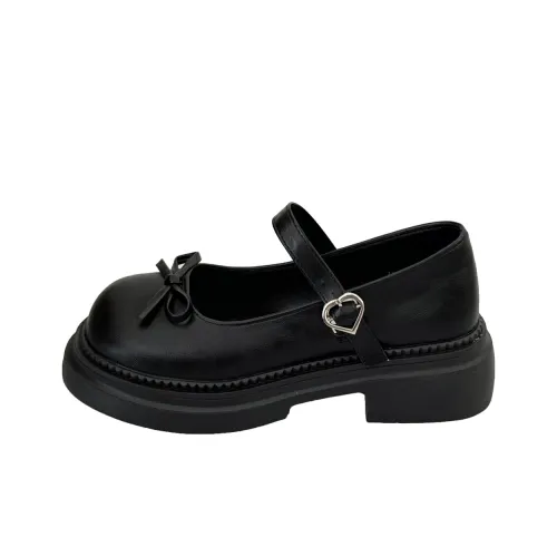 Wuji Квадратный каблук Mary Jane Женские туфли