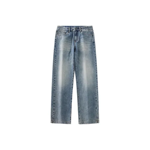 Clog Heel Синий Унисекс Джинсы