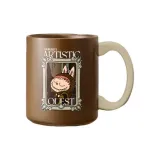 Коричневая кружка