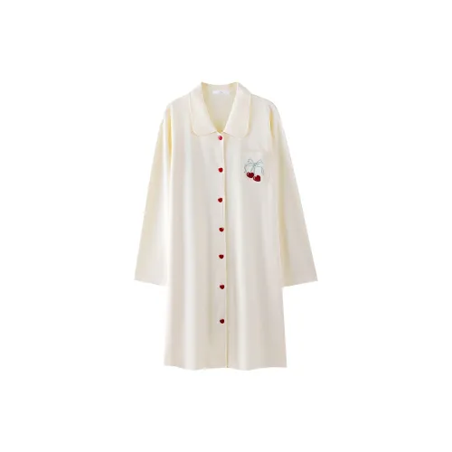 Qian Rise Вишня Женские Ночные сорочки