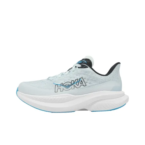HOKA ONE ONE MACH 6 Дышащие Поддерживающие Беговые Кроссовки Женские Синие