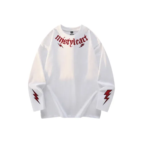 MJ STYLE Длинный рукав Т-рубашка Унисекс