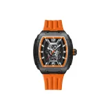 2701 Чисто Черный Оранжевый Loop Оранжевый Силиконовый Ремешок