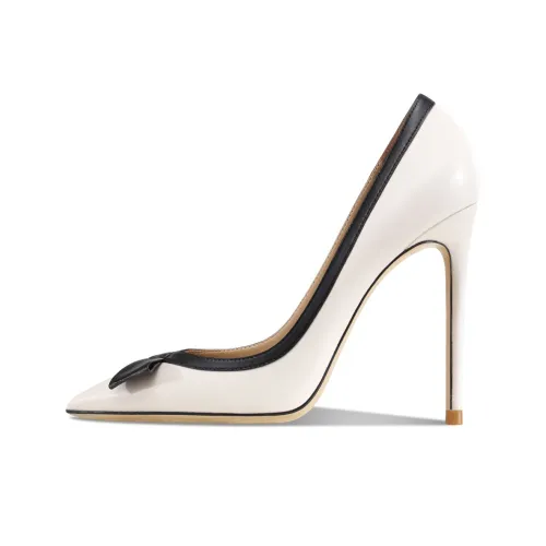 Siwei Высокие каблуки Экрю Женские