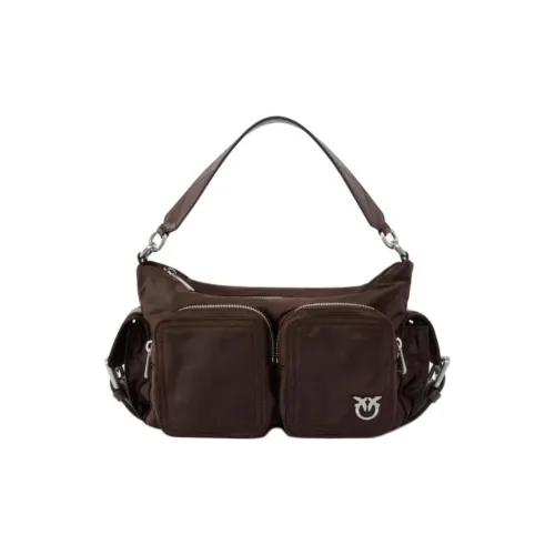 PINKO Love Birds series Нейлон Camera Сумка Сумка Средний Унисекс Коричневый