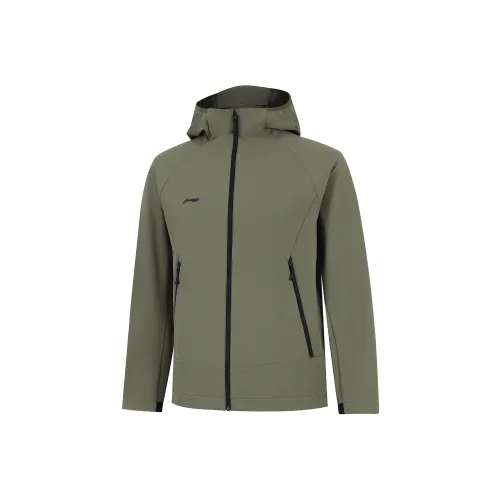 LINING Армейский зеленый Мужской тренч