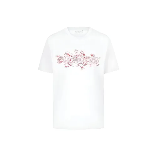 Givenchy Белая Мужская T-рубашка