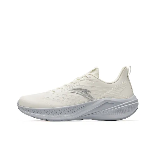 Anta Yunju Амортизация Устойчивость к истиранию Дышащий Низкий Топ Тренировочные Беговые кроссовки Женские Белые