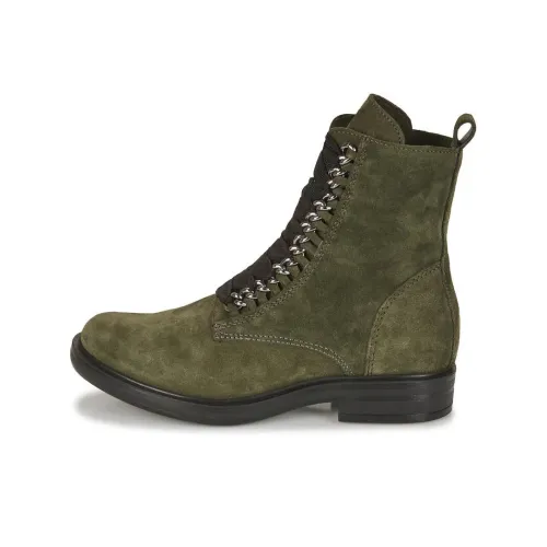 MJUS CAFE Цепочка Ботильоны Женские Оливково-зеленый