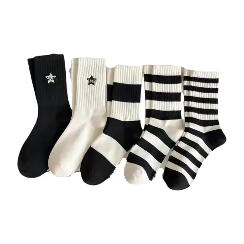 OEING 5 пар Женские носки MID до икры