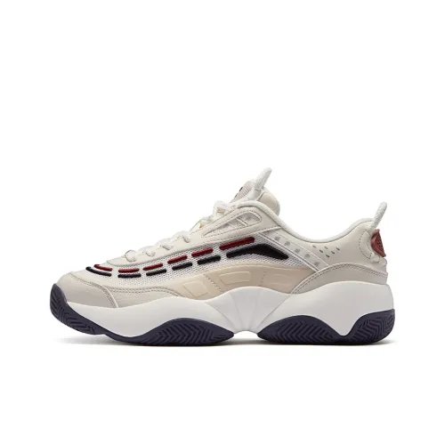FILA FUSION FIRE Flame Shoes Low Топ Винтажные Баскетбольные Кроссовки Мужские Светло-Коричневые