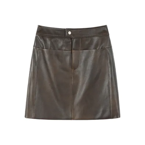 SINBOS Кожаные короткие юбки для женщин