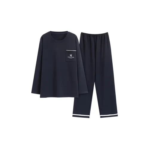 MADALLO Черный Мужской Пижамный Комплект