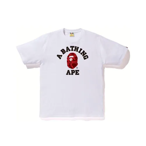 A BATHING APE Голова Series T Рубашка Унисекс