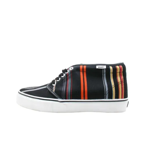 Maharam x VANS Chukka Boot Скейтборд Кроссовки Мужские Черный Оранжевый Желтый