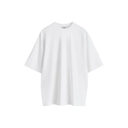 COS Белая Мужская T-Рубашка