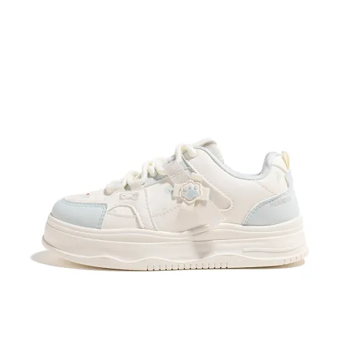 HUANQIU Устойчивые к истиранию Легкие И Дышащие Низкие Кроссовки для скейтбординга Женские Светло-синие