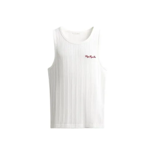 ZARA Морозный Белый Мужские Майки