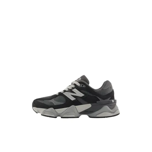 New Balance NB 9060 Low Топ Детская Беговая Обувь Черный Серый Малыш