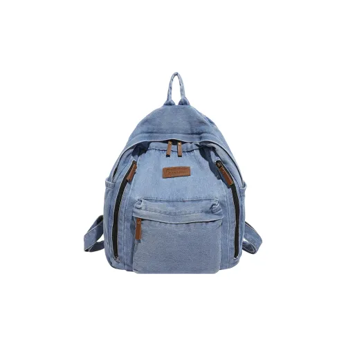 NOMK Denim Backpack Standard Unisex Multicolor NOMK Деним Рюкзак Стандартный Унисекс Многоцветный